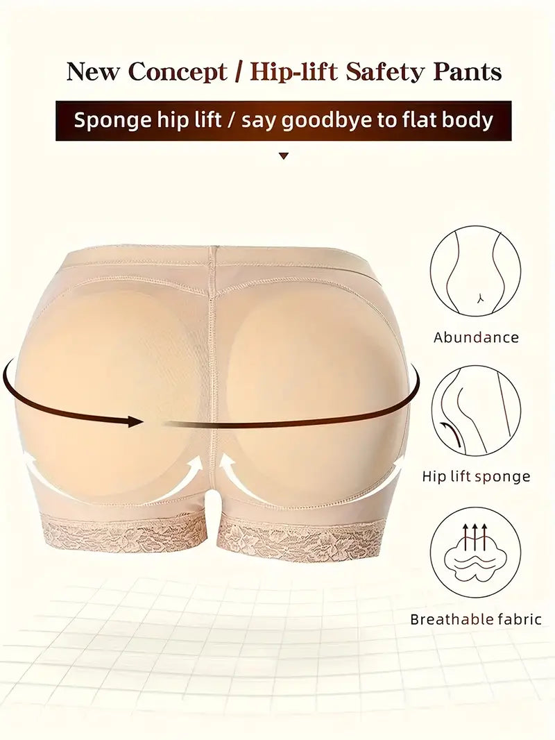 Women's Butt Shaper Pants Removable Pads, Size 16 to 18